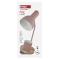 Stolná lampa EMOS Z7640P POPPY na žiarovku E27, ružová