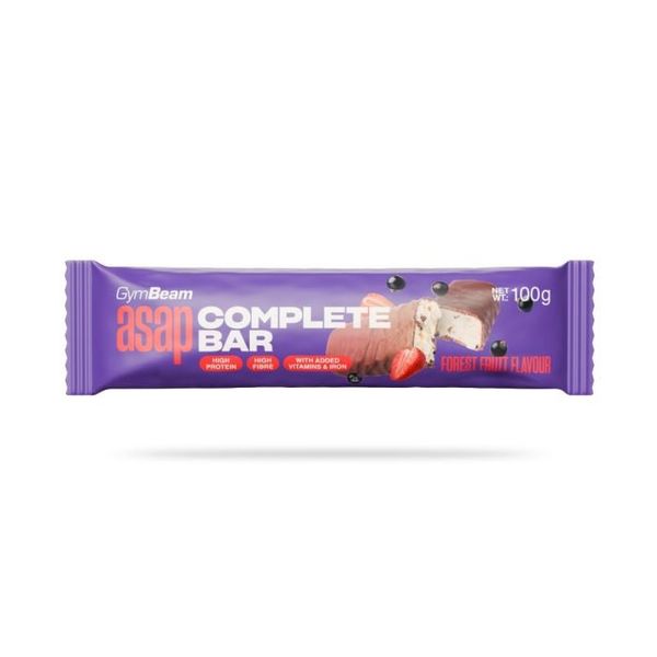 ASAP Complete Bar - GymBeam, lesné ovocie, 100 g