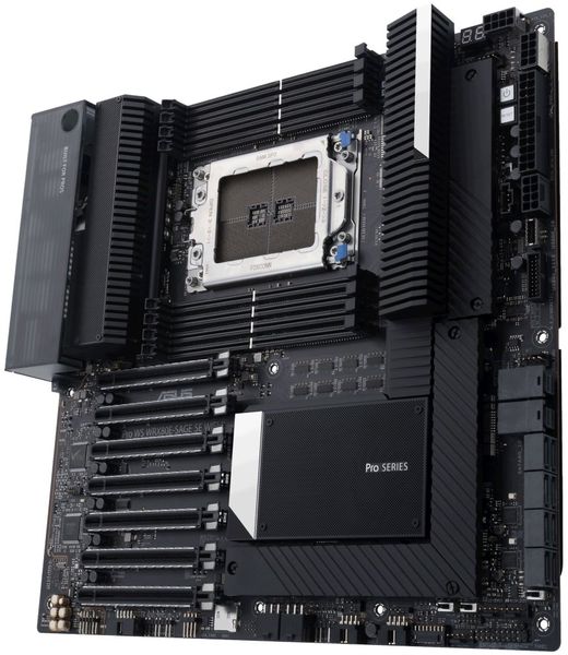 ASUS Pro WS WRX80E-SAGE SE WIFI II/sWRX8 4094/E-ATX Základní deska, AMD WRX80, WRX8, 8× DDR4 DIMM (max. 2048GB), 3× M.2, 2× U.2, 2× USB-C, Wi-Fi, EATX