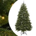 vidaXL Umelý Sklápací Vianočný Stromček Zelená 270 cm PVC a oceľ