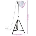 vidaXL Podlahová lampa 25 W biela 61x61x90/150 cm E27