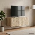 vidaXL Nástenná TV skrinka 98 x 41 x 30 cm Dub sonoma Kompozitné drevo