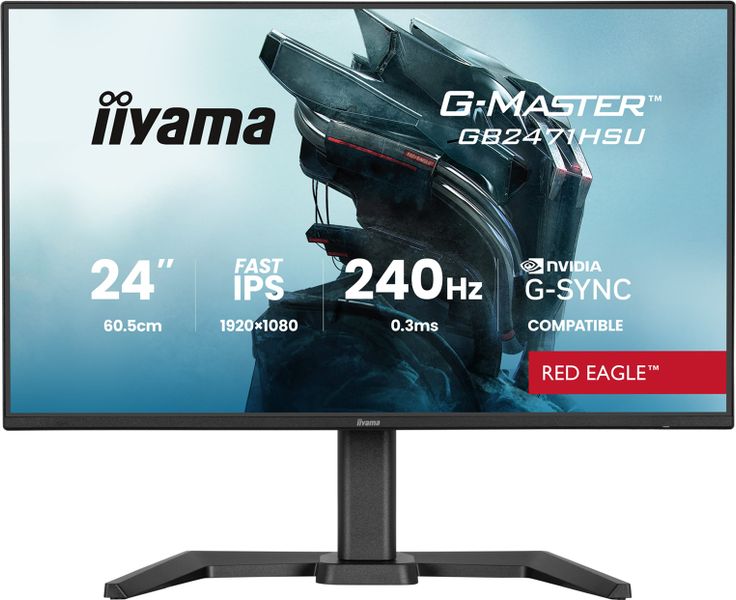 iiyama G-Master/GB2471HSU-B1/23,8''/IPS/FHD/240Hz/0,3ms/Čierna/3R