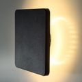 Modee LED čierna štvorcová nástenná lampa 12W 1345lm neutrálna biela (ML-LWL0017)