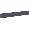 vidaXL Obrubník trávnika 30 ks 100 x 15 cm Oceľ Antracitová