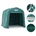 vidaXL Garážový stan zelený 1,6x2,4 m PVC