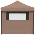 vidaXL Párty stan 279 x 410 x 315 cm Hnedá Oxfordská látka