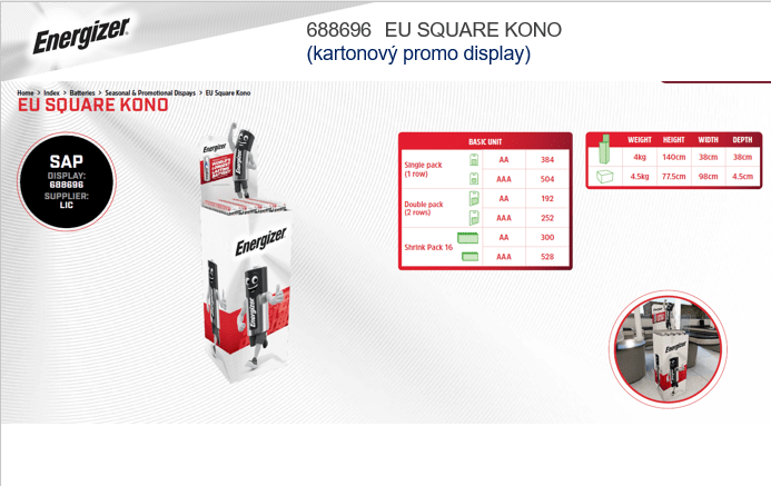 Energizer KONO 60 CM