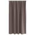 vidaXL Záclony na zatemnenie s krúžkami 2 ks Tmavohnedá 140 x 140 cm