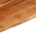 vidaXL Stolová doska 110x80x2,5cm, obdĺžnik, akáciový masív živá hrana