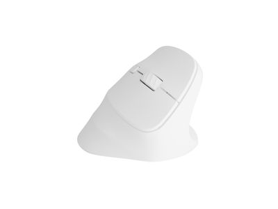 Bezdrôtová myš Natec CRAKE 2/Kancelárska/Optická/2 400 DPI/USB+BT/Biela/Vertikálna/Optická/Pre pravák