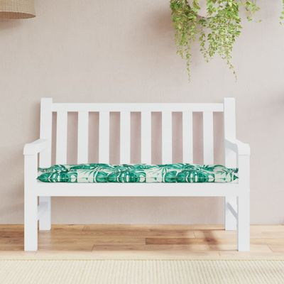 vidaXL Podložka na záhradnú lavičku 120x50x7 cm oxfordská látka