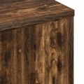 vidaXL Servírovacia skriňa Dymová dub 69,5 x 33 x 82 cm