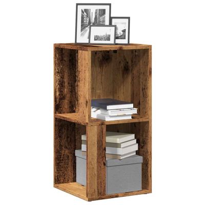 vidaXL Rohová skrinka Old Wood 33x33x67 cm Engineered Wood