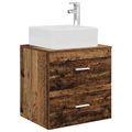 vidaXL Set kabinetov do kúpeľne 3 ks Staré drevo 53 x 34,5 x 63 cm
