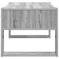 vidaXL Konferenčný stolík Sivý Sonoma 92 x 53 x 45 cm Kompozitné drevo