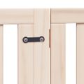 vidaXL Brána pre psa s dverami sklad. 8 panelov 640 cm topoľové drevo