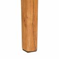 vidaXL Jedálenský stôl 110 x 55 x 76 cm Pevné akáciové drevo Hnedá
