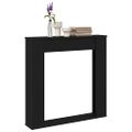 vidaXL Krbový rám čierny dub 100x20x100 cm imitácia dreva