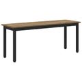 vidaXL lavička Remeselnícky dub 110 x 35 x 45 cm Kompozitné drevo
