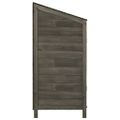 vidaXL Záhradná kôlňa antracitová 102x52x112 cm masívne jedľové drevo