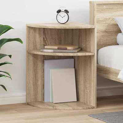 vidaXL Koncový stôl Sonoma dub 39,7 x 39,7 x 60 cm Kompozitné drevo