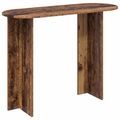 vidaXL Konzolový stôl Staré drevo 100 x 39,5 x 75 cm Kompozitné drevo