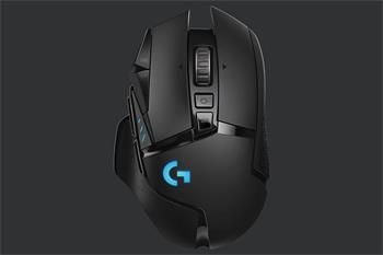 Logitech myš Gaming G502 Lightspeed/Powerplay/Hero - bezdrôtová, 11 tlačidiel, čierna, 100-16 000dpi
