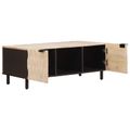 vidaXL Konferenčný stolík Biela 100 x 54 x 40 cm Masívne mango drevo