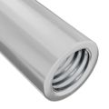 vidaXL Zámková matica 2 ks Strieborná M6 x 15 mm Oceľ
