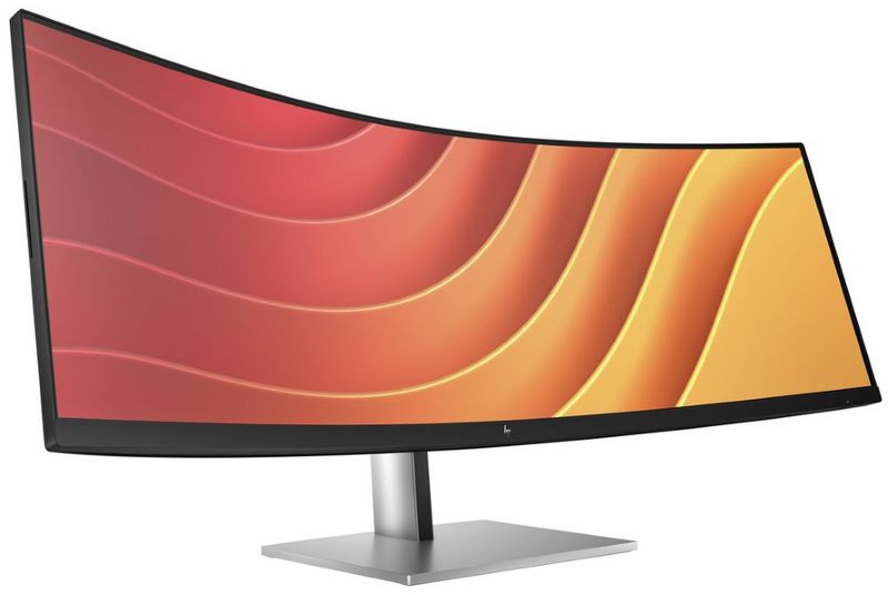 HP/E45c G5/44,5"/VA/5120x1440/165Hz/3ms/Blck-Slvr/3R LED monitor, prohnutý, 44,5", VA, 5120×1440, 32:9, 165Hz, 3ms, 400cd/m2, 3000:1, HDMI, DisplayPort, 2× USB-C, 4× USB, LAN, VESA,