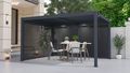Bioklimatická pergola G21 Austin 4x3 m, antracitová hliníková