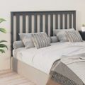vidaXL Čelo postele sivé 166x6x101 cm masívna borovica