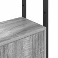 vidaXL Knižnica 6 úrovní 40 x 24 x 161 cm Kompozitné drevo Sivý Sonoma
