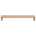 vidaXL Nástenný zavesený regál Nástenný Prírodná 62 x 10 x 12,5 cm