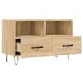 vidaXL TV skrinka dub sonoma 80x36x50 cm spracované drevo