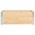 vidaXL Vyvýšené záhony 3 ks 50x150 cm borovicový masív