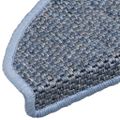 vidaXL Samolepiace nášľapy na schody vzhľad sisal 15ks 65x21x4cm modré