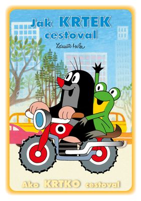 Coloring book A5 How Krtek Traveled