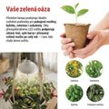 Pozemní svetlo EMOS Z7901 LED GROW 5 W, časovač, biela