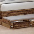 vidaXL Zásuvky pod posteľ Staré drevo 100 x 36,5 x 16,5 cm