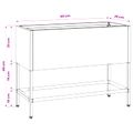 vidaXL Zvýšený záhradný kvetináč Antracit 60 x 26 x 45 cm Oceľ