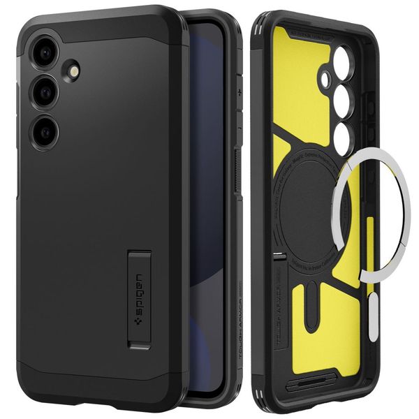 Puzdro Spigen Tough Armor Magsafe pre Samsung Galaxy S24 FE čierne