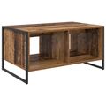 vidaXL Konferenčný stolík Staré drevo 80 x 50 x 40 cm Kompozitné drevo