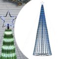 vidaXL LED vianočný stromček 688 LED modré 300 cm