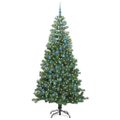 vidaXL Vianočný stromček Zelená 240 cm PVC