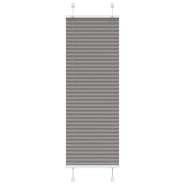 vidaXL plisovaná roleta antracit 45x150 cm Šírka látky 44,4 cm