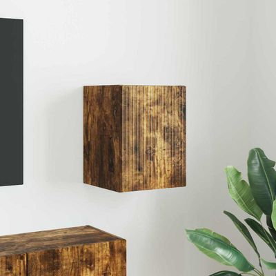 vidaXL TV nástenná skriňa Dymová dub 30 x 31 x 40 cm Kompozitné drevo