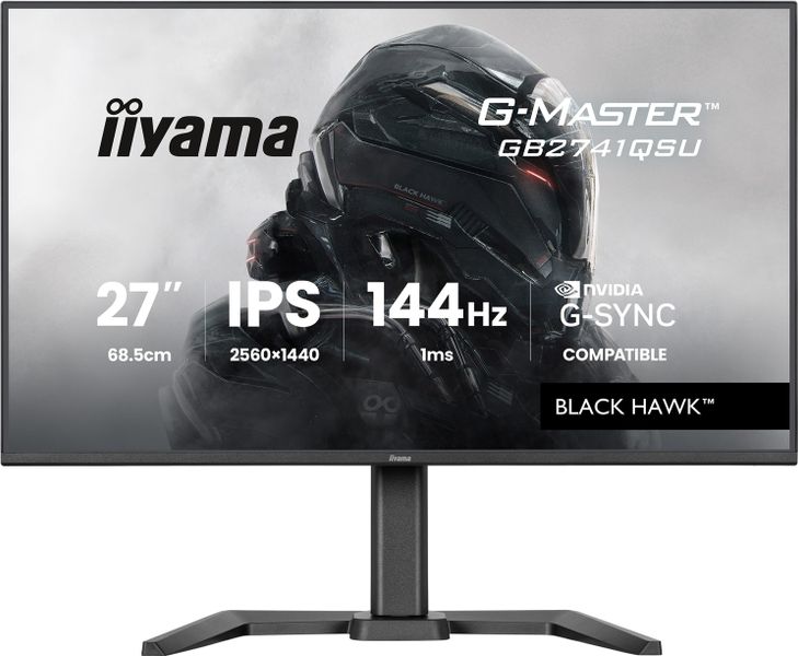 iiyama G-Master/GB2741QSU-B1/27''/IPS/QHD/144Hz/1ms/Čierna/3R