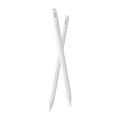 Stylus na hladké písanie s LED indikátormi (aktívny) biely